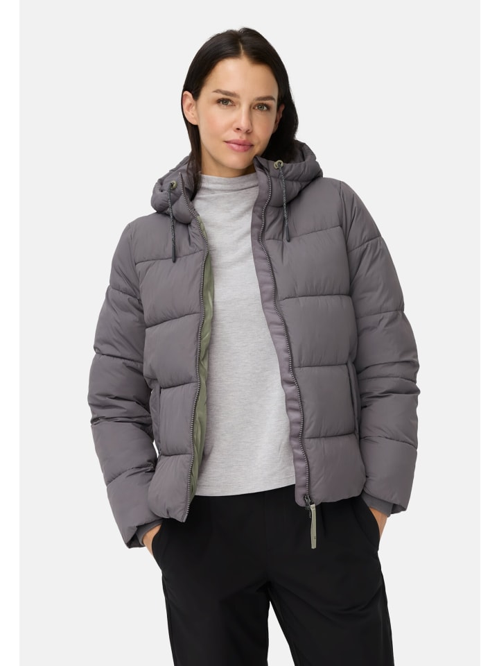 Куртка-пуховик с капюшоном сланцевого цвета Camel Active
Куртка-пуховик с капюшоном сланцевого цвета Camel Active