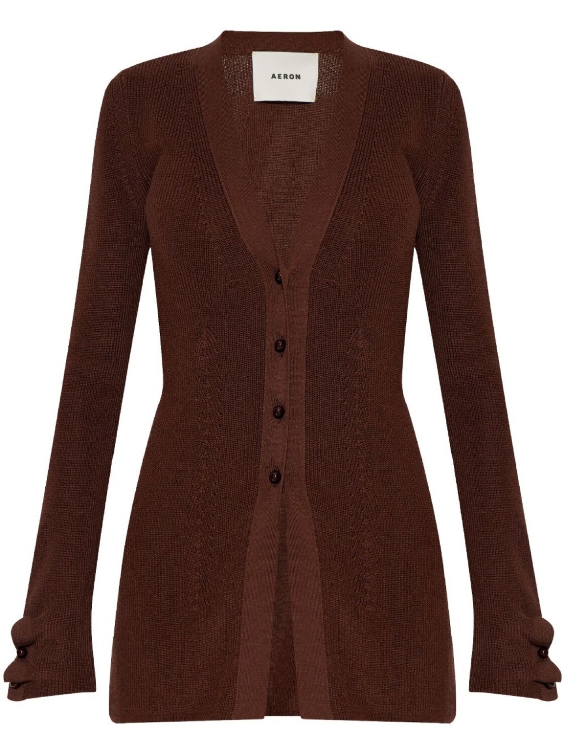 AERON длинный кардиган Baxter, коричневый 
AERON длинный кардиган Baxter, коричневый