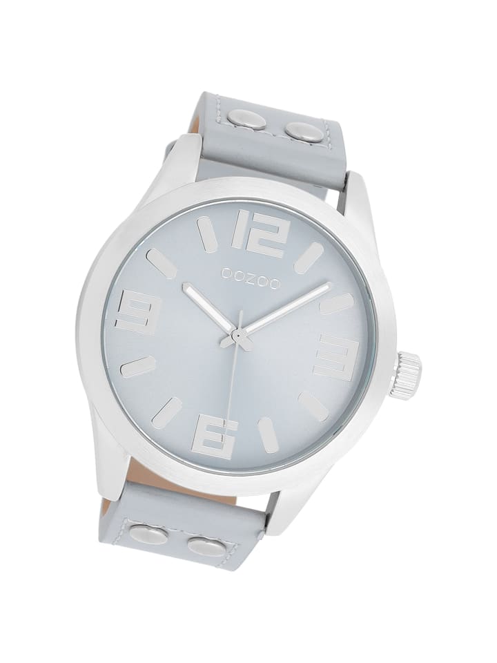 Аналоговые наручные часы Oozoo Timepieces, светло-серые, очень большие (примерно 46 мм)
Аналоговые наручные часы Oozoo Timepieces, светло-серые, очень большие (примерно 46 мм)