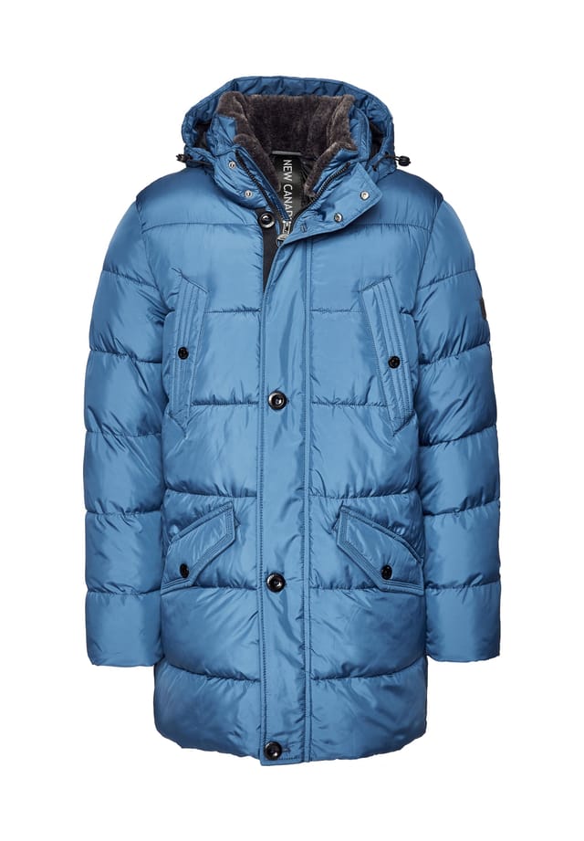 Парка стеганая парка со множеством карманов New Canadian, синий
Парка стеганая парка со множеством карманов New Canadian, синий