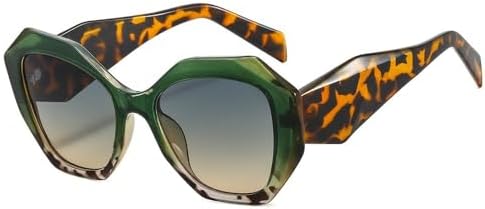 Квадратные солнцезащитные очки большого размера 2027 года для женщин, винтажные солнцезащитные очки для мужчин и женщин с защитой от УФ-излучения UV400 MTZJH, Green Leopard
Квадратные солнцезащитные очки большого размера 2027 года для женщин, винтажные солнцезащитные очки для мужчин и женщин с защитой от УФ-излучения UV400 MTZJH, Green Leopard