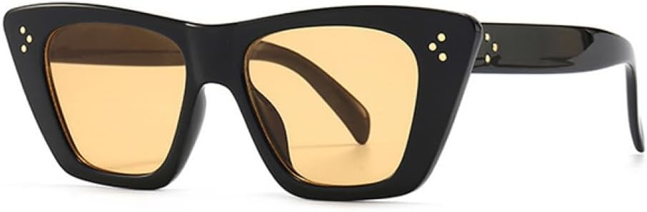 Ретро-солнцезащитные очки «кошачий глаз» для женщин, модные конфетные цвета, очки для ногтей, мужские солнцезащитные очки синего и розового цвета, защита от ультрафиолета UV400 generic, Black Yellow
Ретро-солнцезащитные очки «кошачий глаз» для женщин, модные конфетные цвета, очки для ногтей, мужские солнцезащитные очки синего и розового цвета, защита от ультрафиолета UV400 generic, Black Yellow