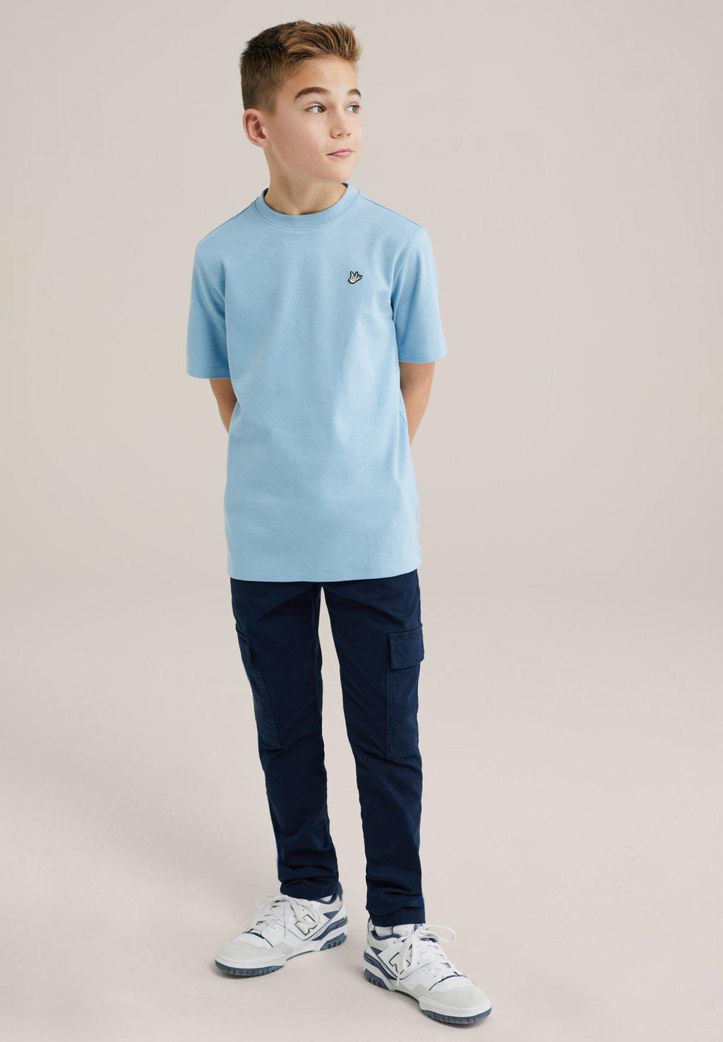 Базовая футболка WE Fashion, деним
Базовая футболка WE Fashion, деним