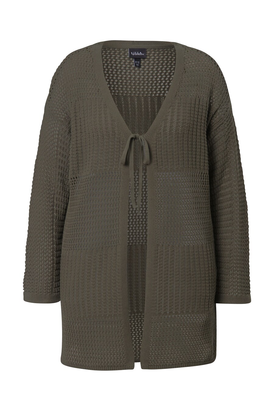 Вязаный кардиган Ulla Popken, оливковый
Вязаный кардиган Ulla Popken, оливковый