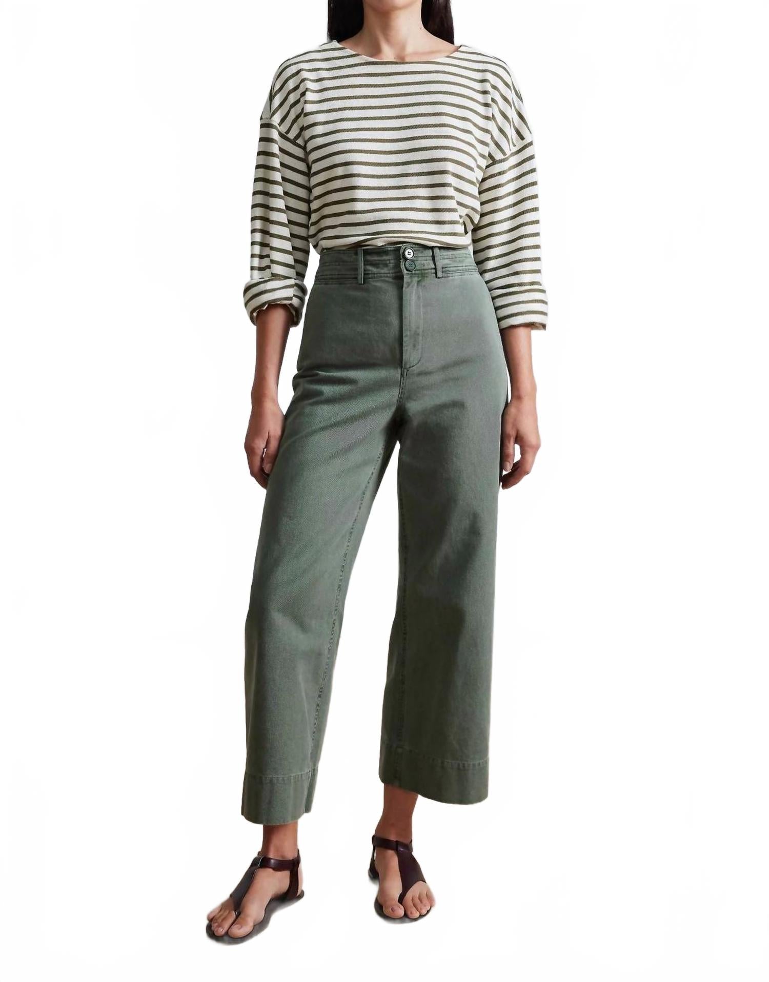 Укороченные брюки Chino Merida цвета тимьяна APIECE APART, Thyme
Укороченные брюки Chino Merida цвета тимьяна APIECE APART, Thyme