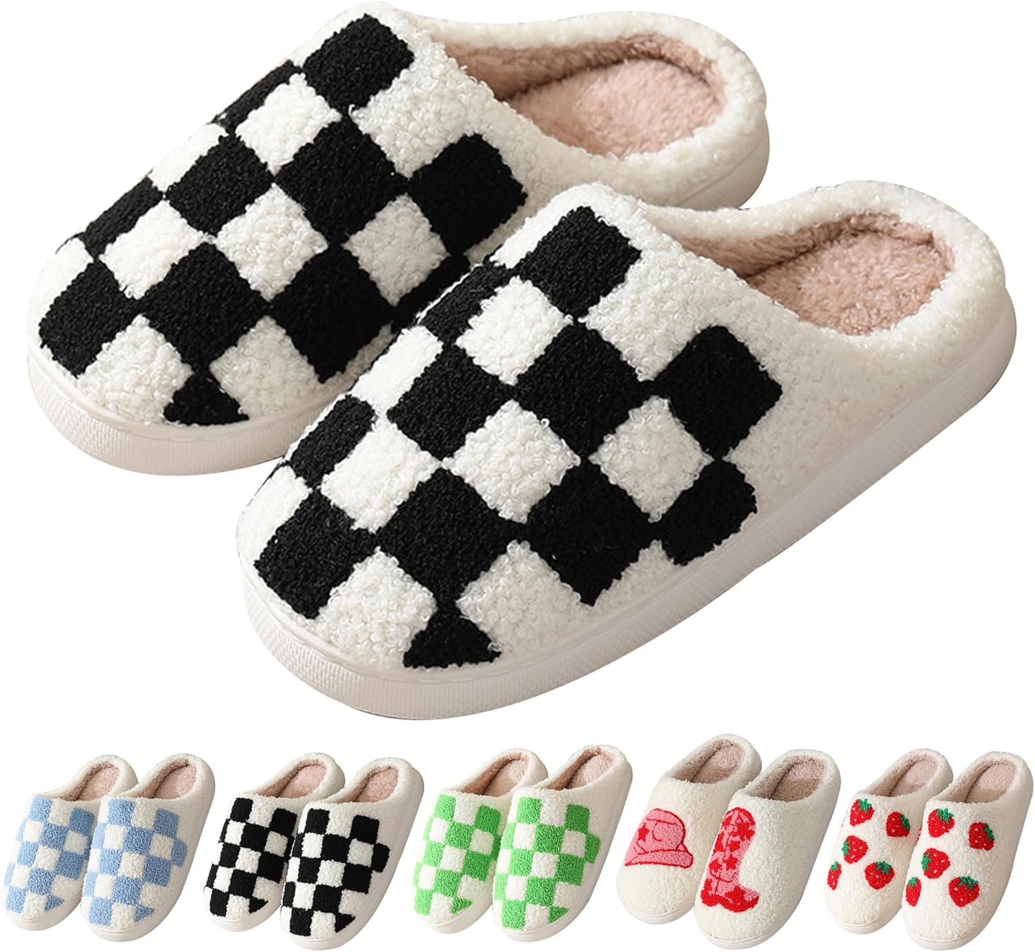 Домашние тапочки vkxqtep для женщин и мужчин, плюшевые теплые мягкие тапочки, уютные клетчатые тапочки с эффектом памяти, тапочки для дома и улицы с мехом, черный
Домашние тапочки vkxqtep для женщин и мужчин, плюшевые теплые мягкие тапочки, уютные клетчатые тапочки с эффектом памяти, тапочки для дома и улицы с мехом, черный