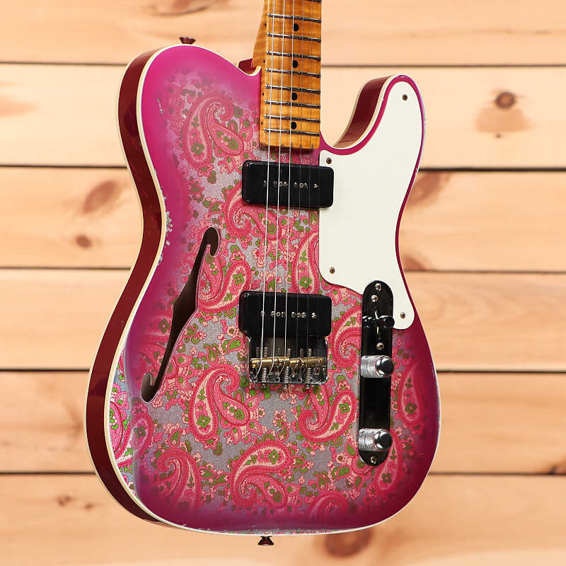 Электрогитара Fender Custom Shop Limited Dual P90 Telecaster - Pink Paisley - CZ571106 - PLEK'd
Электрогитара Fender Custom Shop Limited Dual P90 Telecaster - Pink Paisley - CZ571106 - PLEK'd