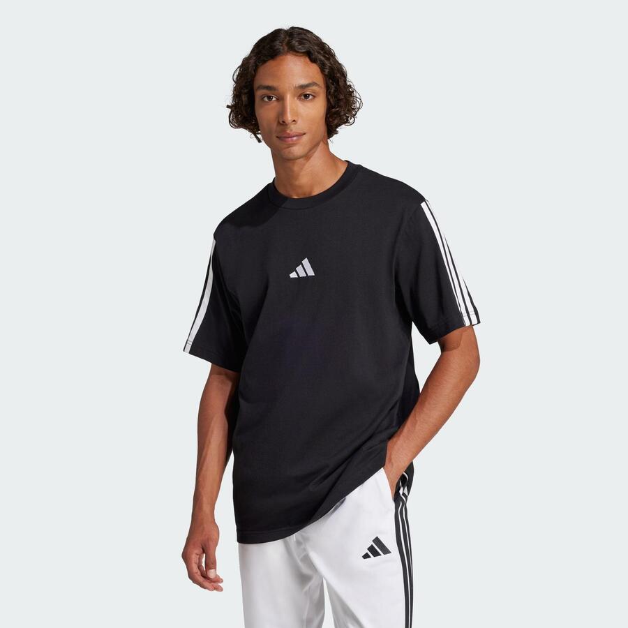 ADIDAS Футболка Essentials с тремя полосками из однотонного джерси
ADIDAS Футболка Essentials с тремя полосками из однотонного джерси