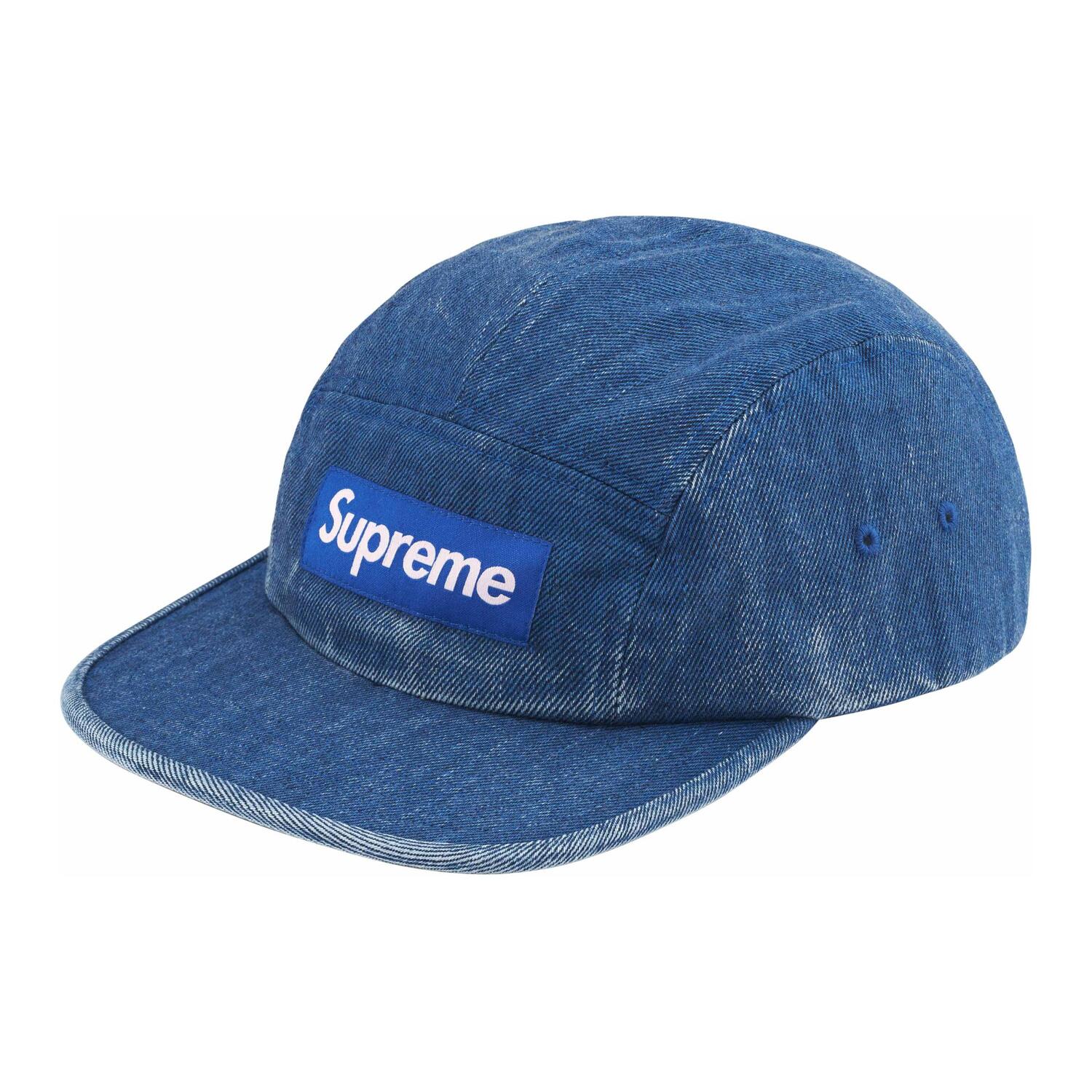 Supreme Кепка из покрытого денима Camp Cap, Blue
Supreme Кепка из покрытого денима Camp Cap, Blue