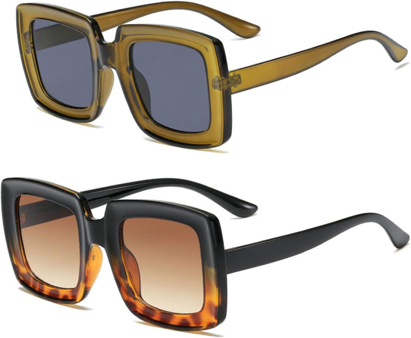 Солнцезащитные очки COTIA большого размера для женщин, большие солнцезащитные очки для мужчин, квадратная оправа, цветные, винтажные, большие, в стиле ретро, Green&black Leopard
Солнцезащитные очки COTIA большого размера для женщин, большие солнцезащитные очки для мужчин, квадратная оправа, цветные, винтажные, большие, в стиле ретро, Green&black Leopard