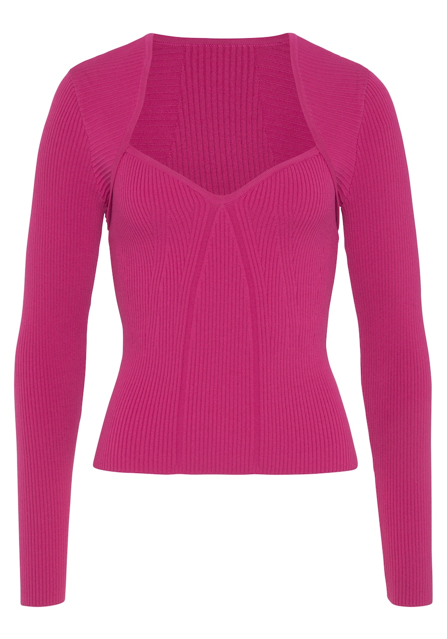 Свитер LASCANA, фуксия
Свитер LASCANA, фуксия