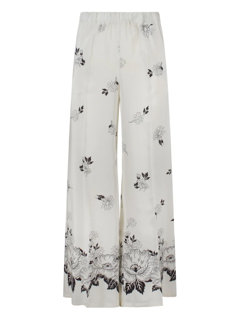 Брюки с эластичным поясом и цветочным принтом P.A.R.O.S.H., белый
Брюки с эластичным поясом и цветочным принтом P.A.R.O.S.H., белый