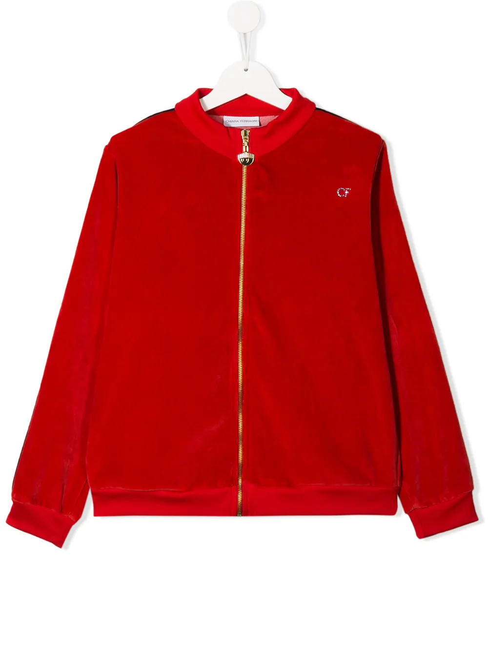 Куртка-бомбер с декорированным логотипом Chiara Ferragni Kids, красный
Куртка-бомбер с декорированным логотипом Chiara Ferragni Kids, красный