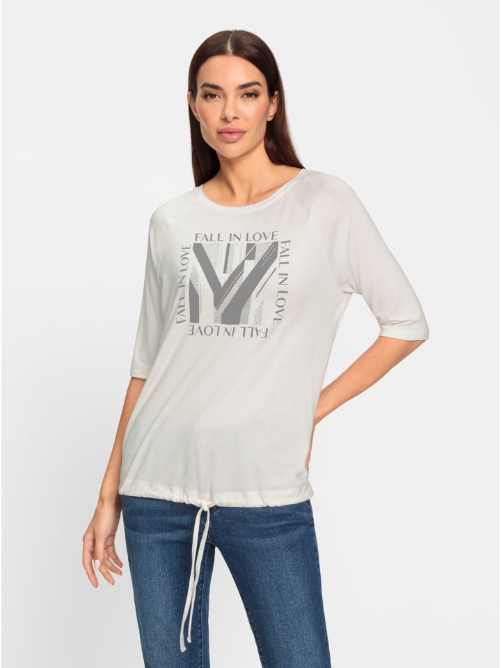 Рубашка с рукавами 3/4 цвета экрю Heine
Рубашка с рукавами 3/4 цвета экрю Heine