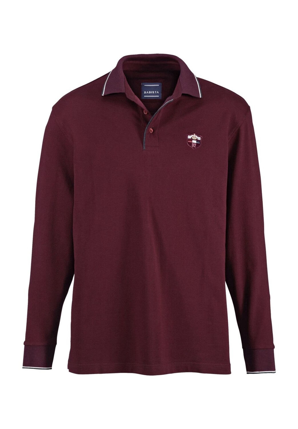 Рубашка-поло с длинными рукавами MILANVETZO BABISTA, цвет Dunkelrot 
Рубашка-поло с длинными рукавами MILANVETZO BABISTA, цвет Dunkelrot