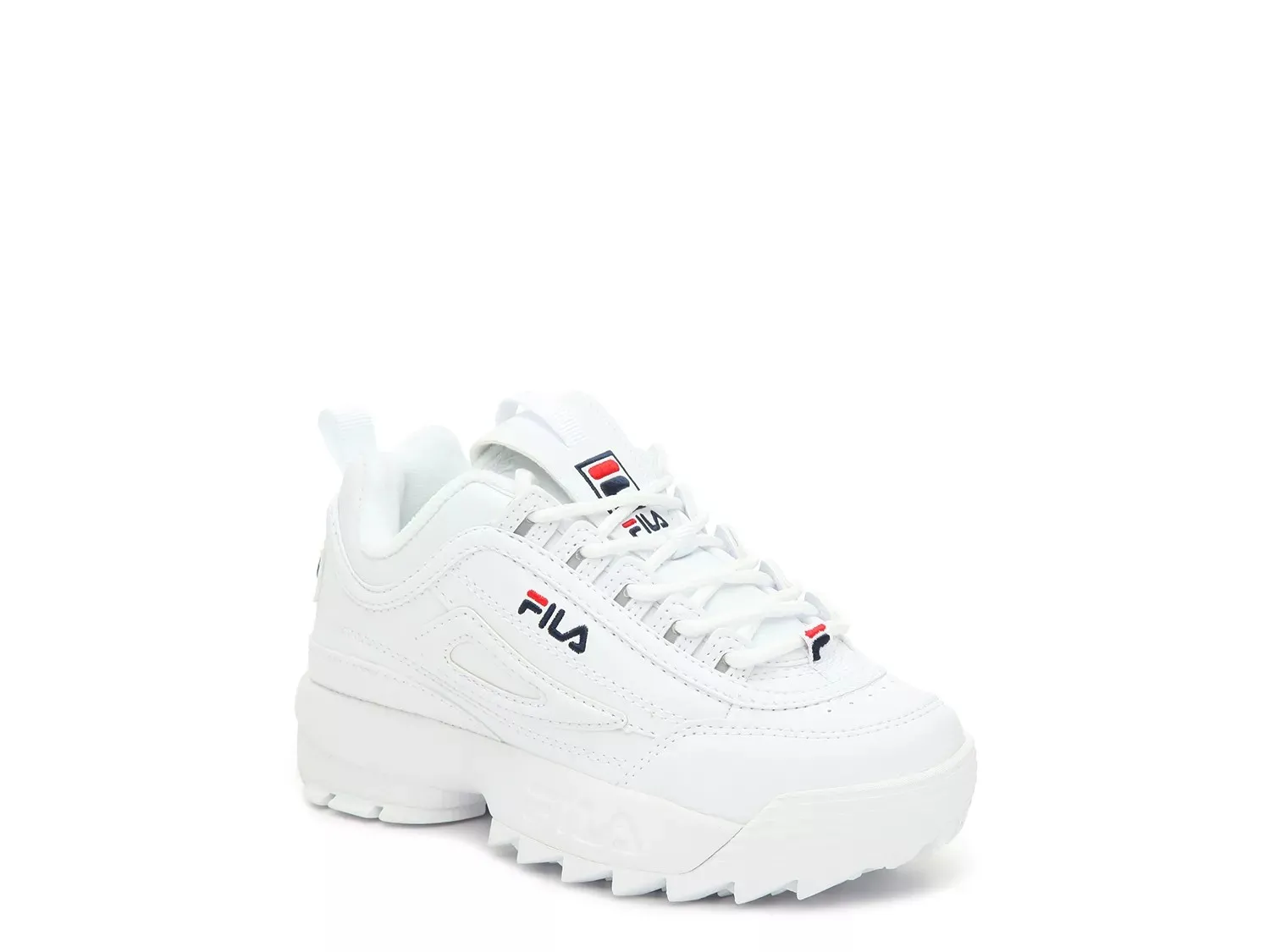 Кроссовки Fila Disruptor II — детские, белые
Кроссовки Fila Disruptor II — детские, белые