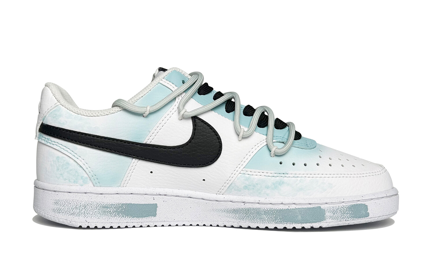 Кроссовки Nike Court Vision 1 Skateboarding Shoes Men Low-top Black, синий/черный
Кроссовки Nike Court Vision 1 Skateboarding Shoes Men Low-top Black, синий/черный