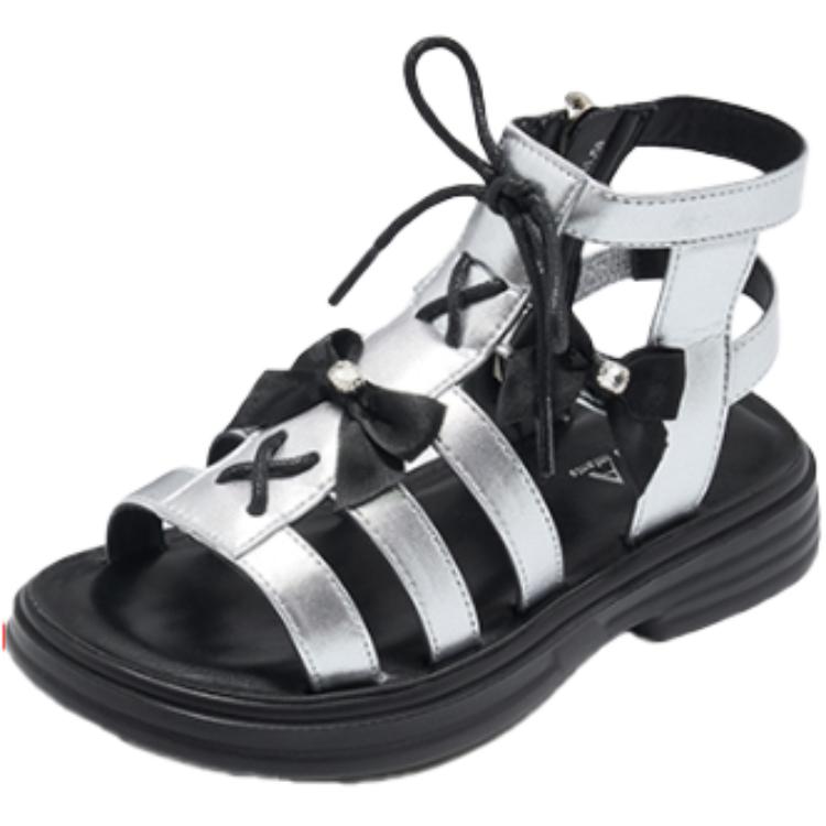 Детские сандалии с высоким берцем, противоскользящие и дышащие TATA, серебряный
Детские сандалии с высоким берцем, противоскользящие и дышащие TATA, серебряный