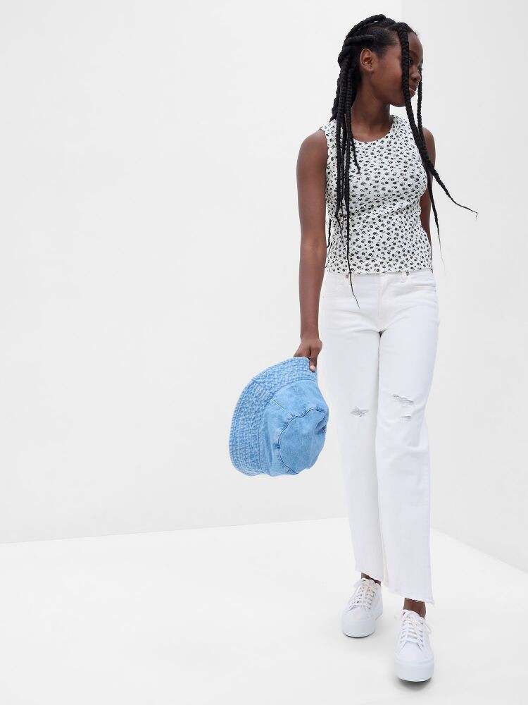 Детский топ с узором Gap, белый
Детский топ с узором Gap, белый