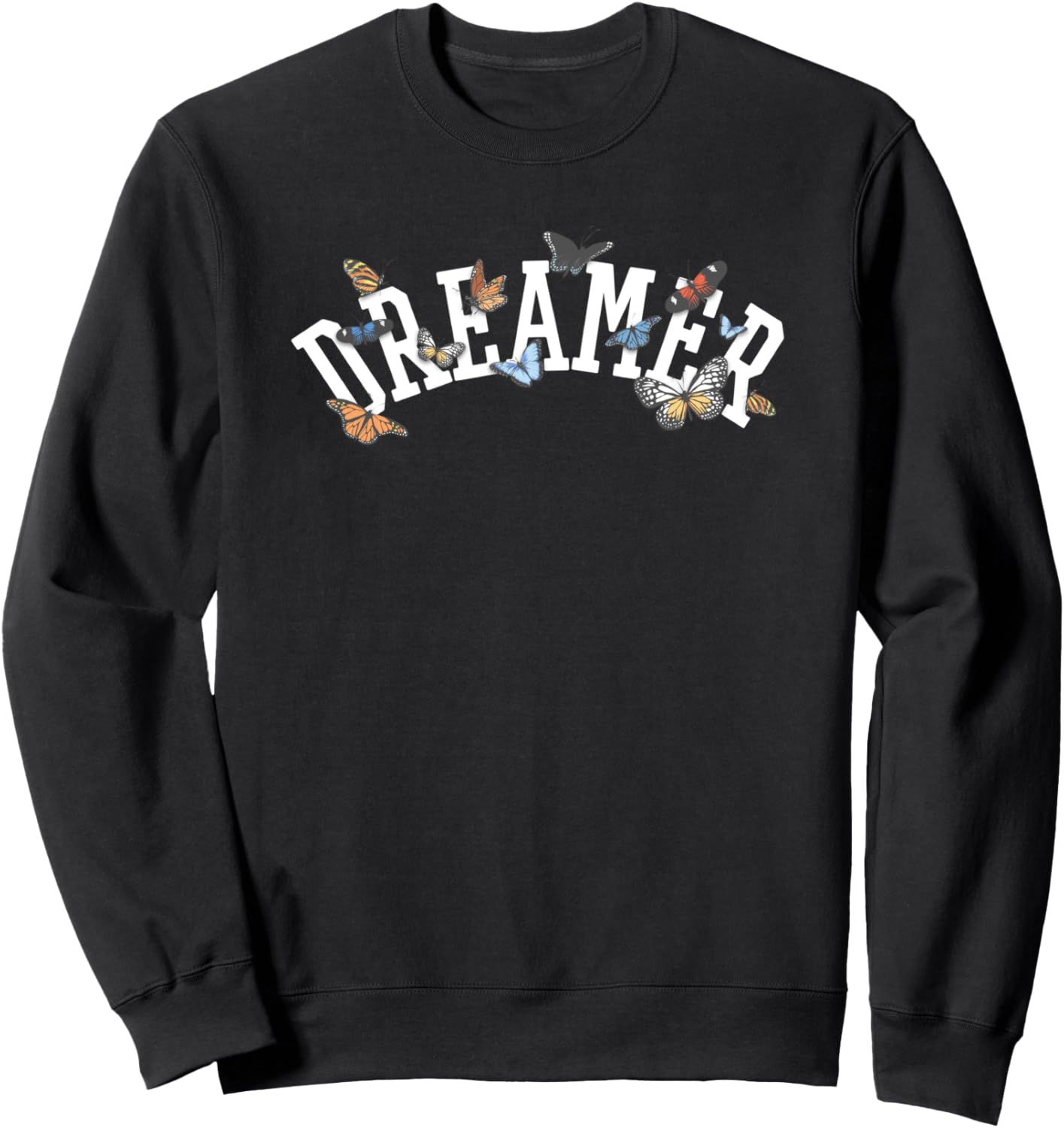 Толстовка Dreamer White Collegiate с надписью Бабочки Trendy Apparel, черный
Толстовка Dreamer White Collegiate с надписью Бабочки Trendy Apparel, черный
