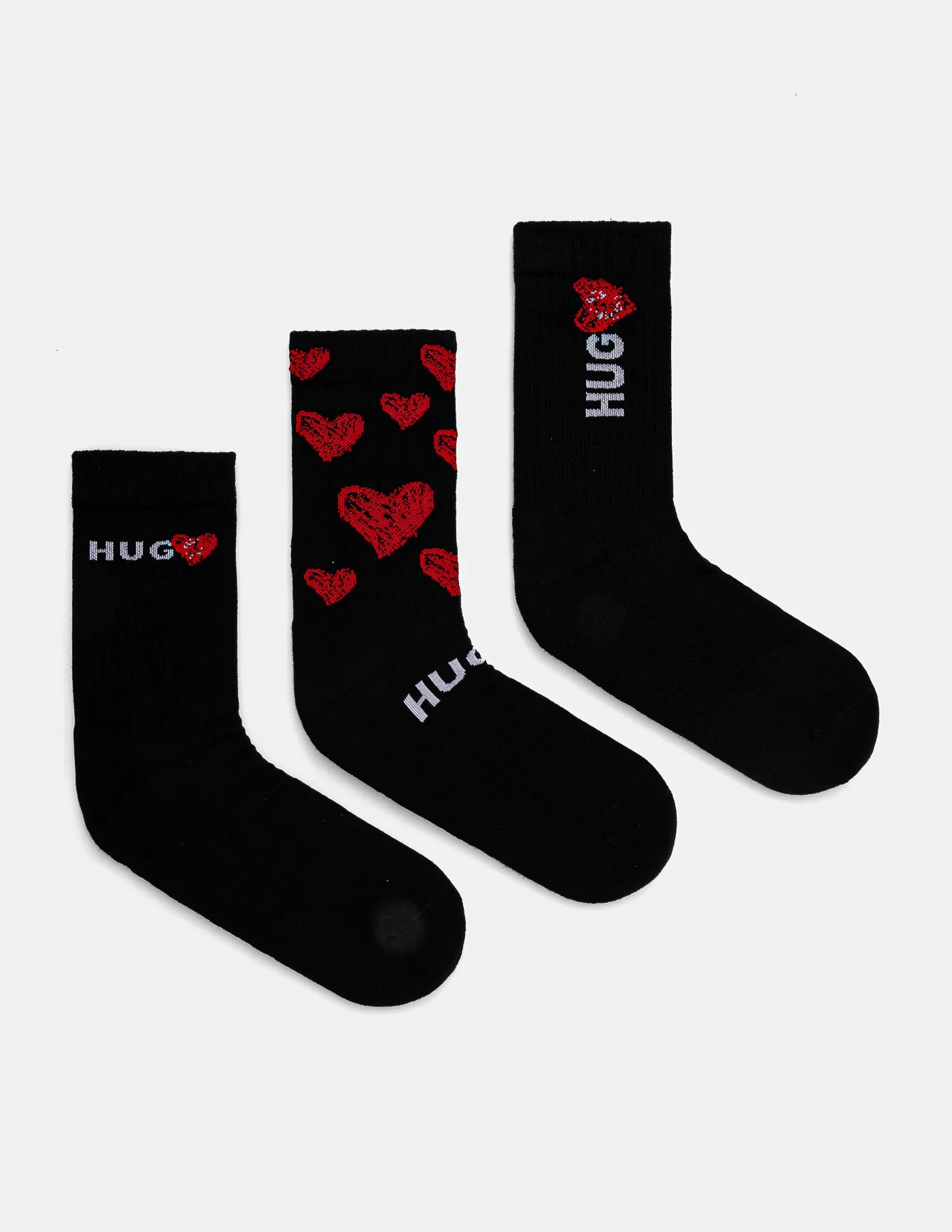 3 упаковки носков HUGO, черный
3 упаковки носков HUGO, черный