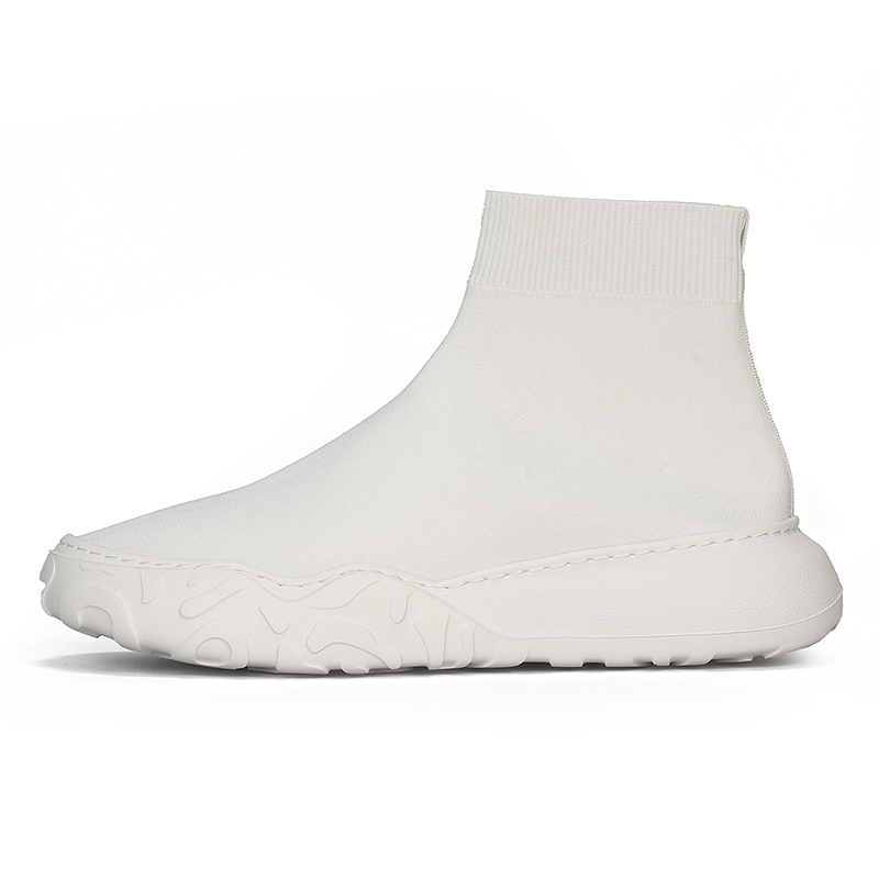 TIEKE Износостойкие высокие повседневные туфли мужские белые 
TIEKE Износостойкие высокие повседневные туфли мужские белые