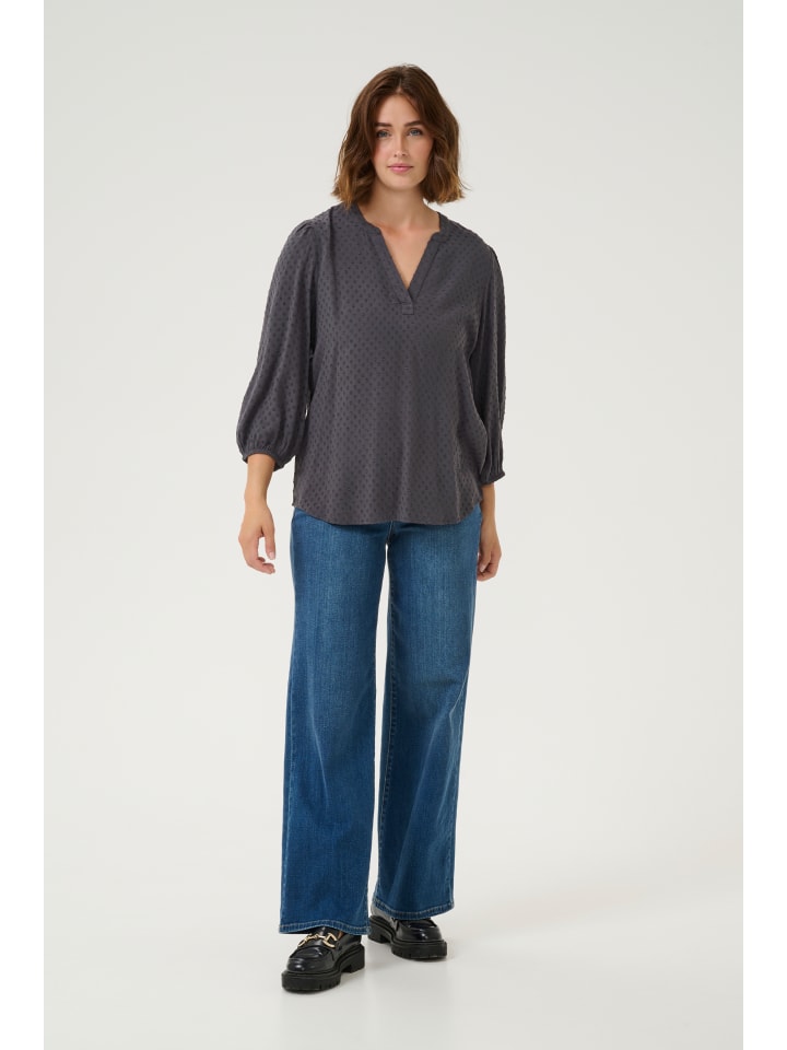 Блузка Kaffe, цвет black oyster 
Блузка Kaffe, цвет black oyster