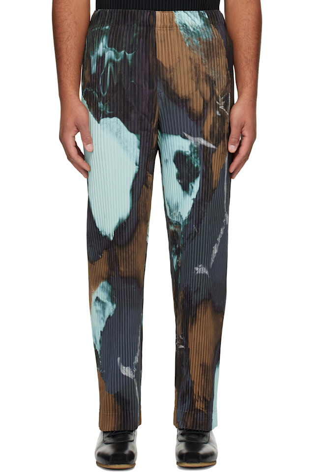 Homme Plissé Issey Miyake Разноцветные брюки из агата
Homme Plissé Issey Miyake Разноцветные брюки из агата
