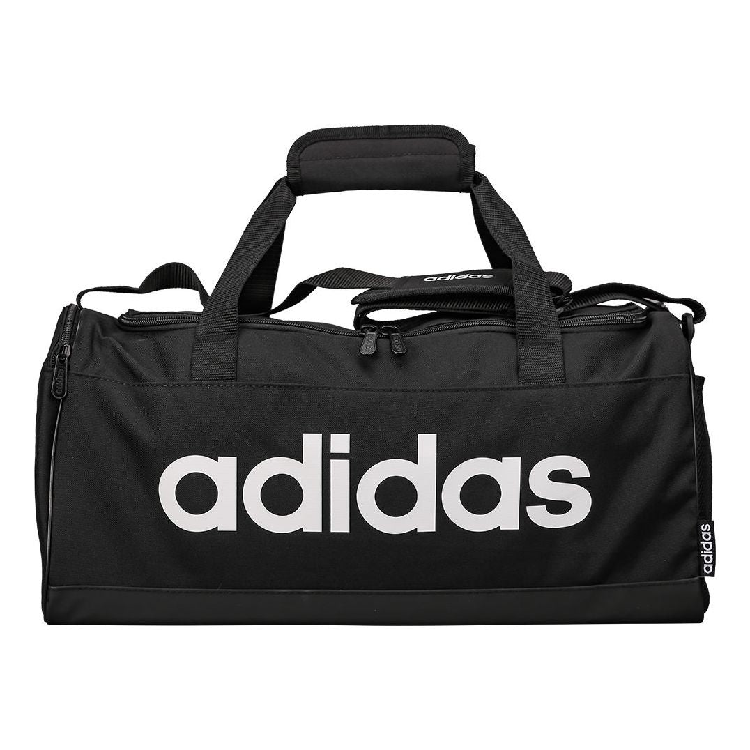 Спортивная сумка Adidas Linear Logo Duffle Bag, черная, модель
Спортивная сумка Adidas Linear Logo Duffle Bag, черная, модель