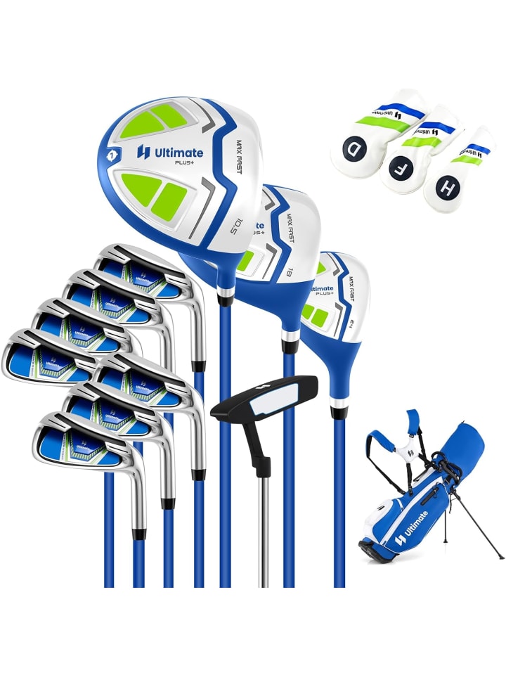 COSTWAY Полный набор мужских клюшек для гольфа синего цвета
COSTWAY Полный набор мужских клюшек для гольфа синего цвета