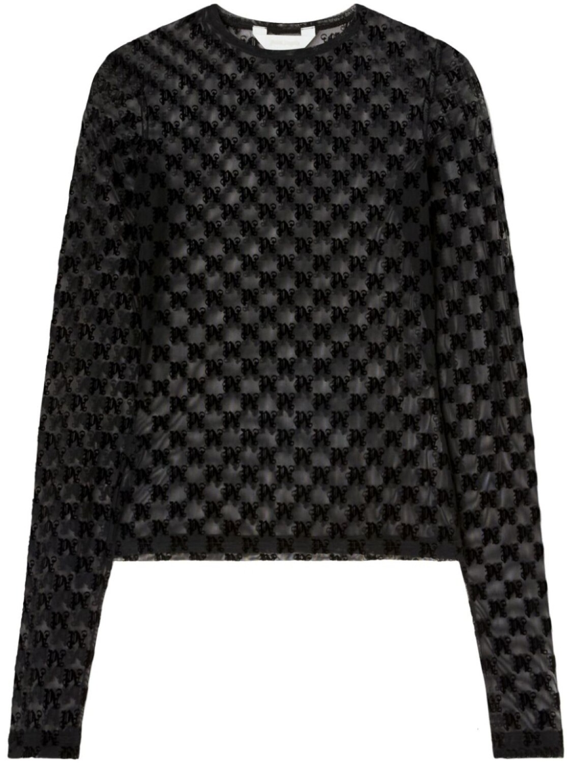 Palm Angels топ с монограммой, черный
Palm Angels топ с монограммой, черный