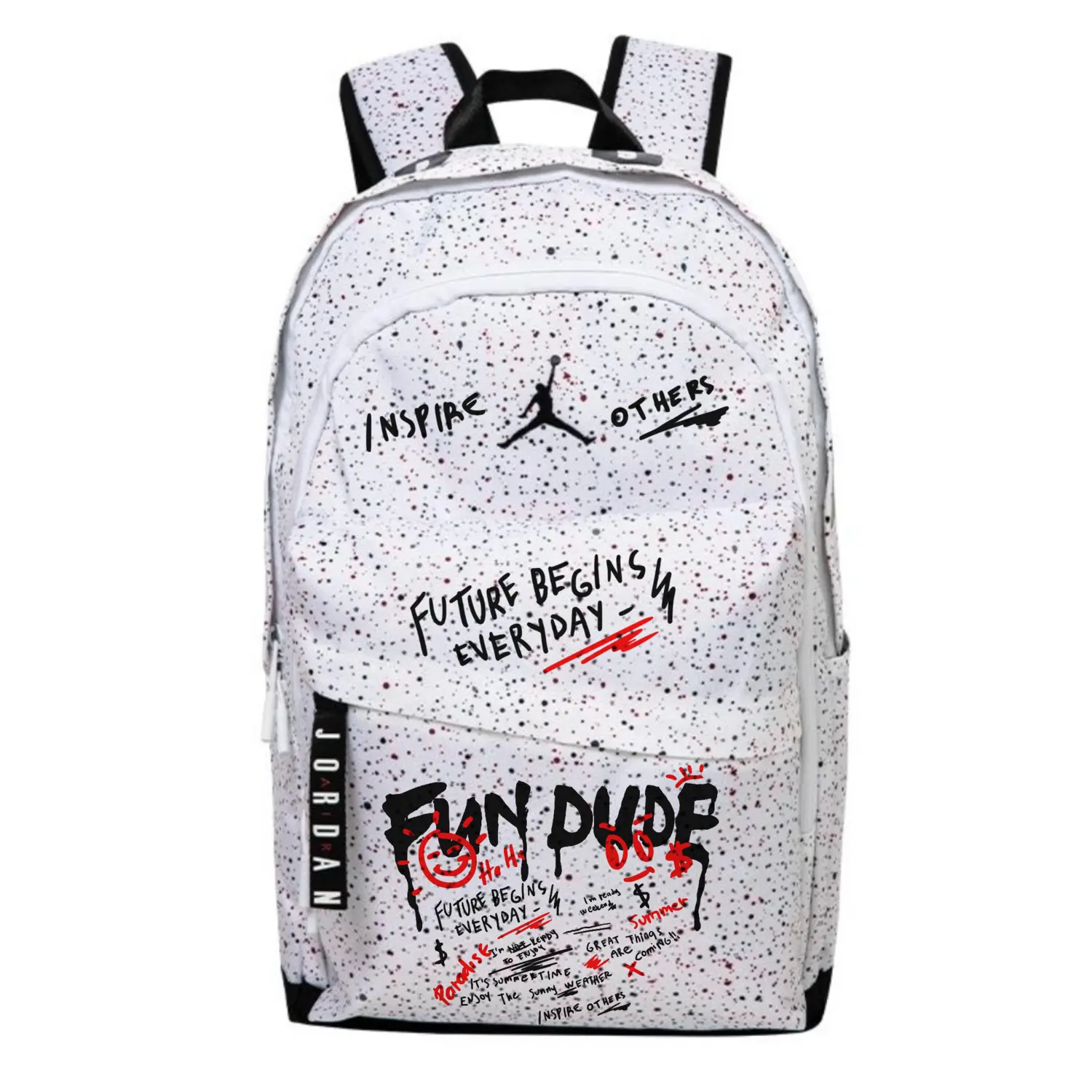 Jordan Большой унисекс рюкзак из полиэстера белого цвета, Future
Jordan Большой унисекс рюкзак из полиэстера белого цвета, Future