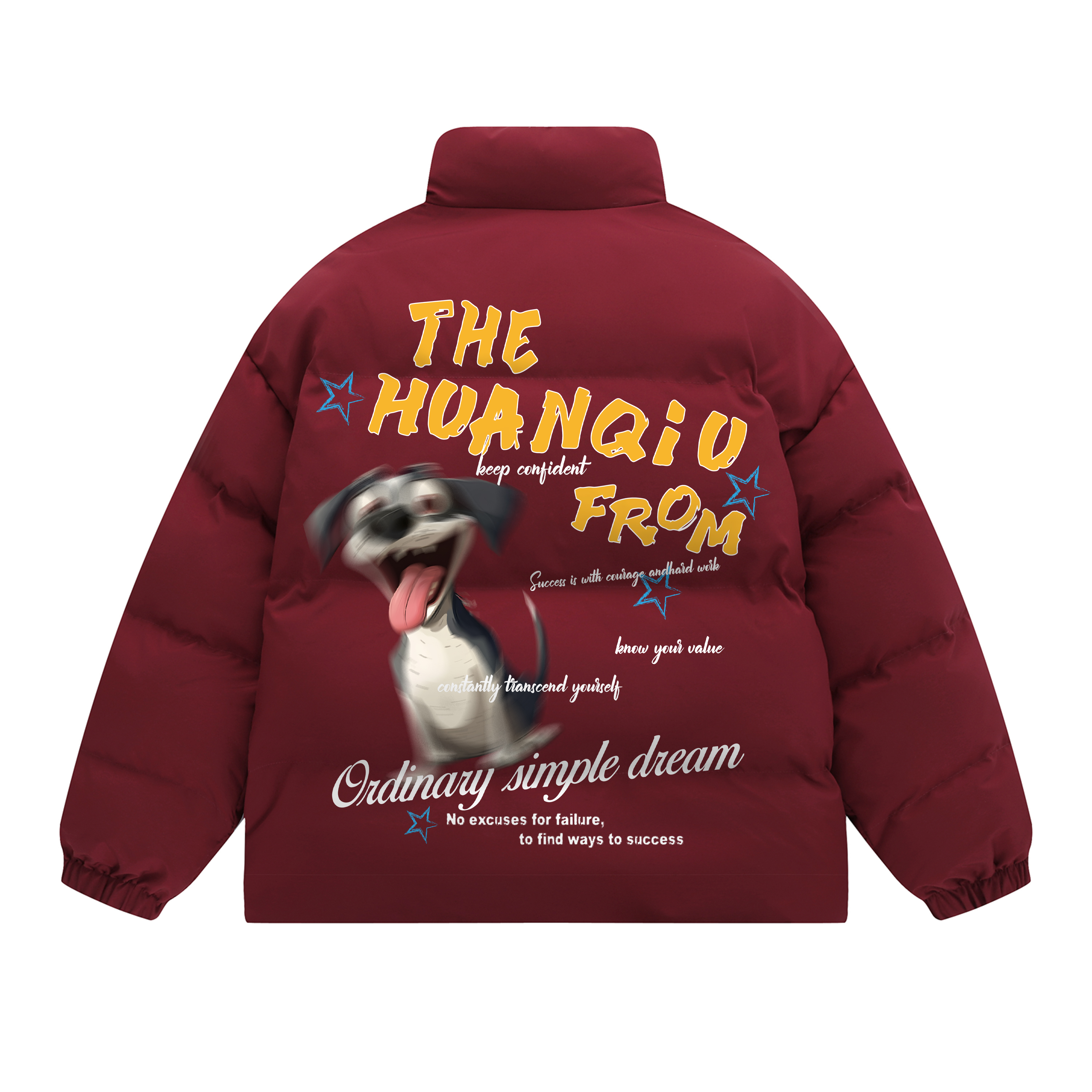 Пуховик Unisex Stand Collar Moderate Padded HUANQIU, maroon
Пуховик Unisex Stand Collar Moderate Padded HUANQIU, maroon