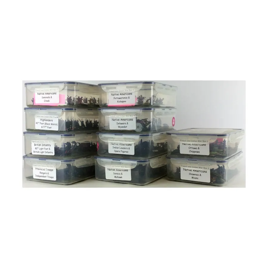 Коллекция о французской и индийской войне №1 — 299 фигурок!, Miscellaneous Historical Miniatures - Loose Miniatures (28mm) (Unidentifiable Manufacturer) 
Коллекция о французской и индийской войне №1 — 299 фигурок!, Miscellaneous Historical Miniatures - Loose Miniatures (28mm) (Unidentifiable Manufacturer)