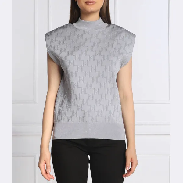 Топ стандартного кроя Karl Lagerfeld, серый
Топ стандартного кроя Karl Lagerfeld, серый