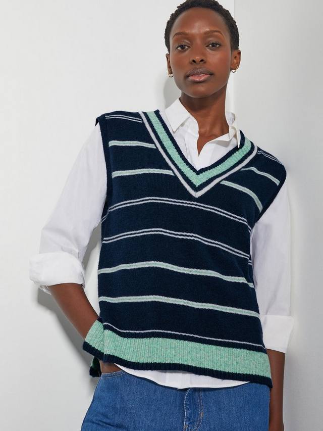 Майка в полоску от шоны Monsoon, темно-синий
Майка в полоску от шоны Monsoon, темно-синий