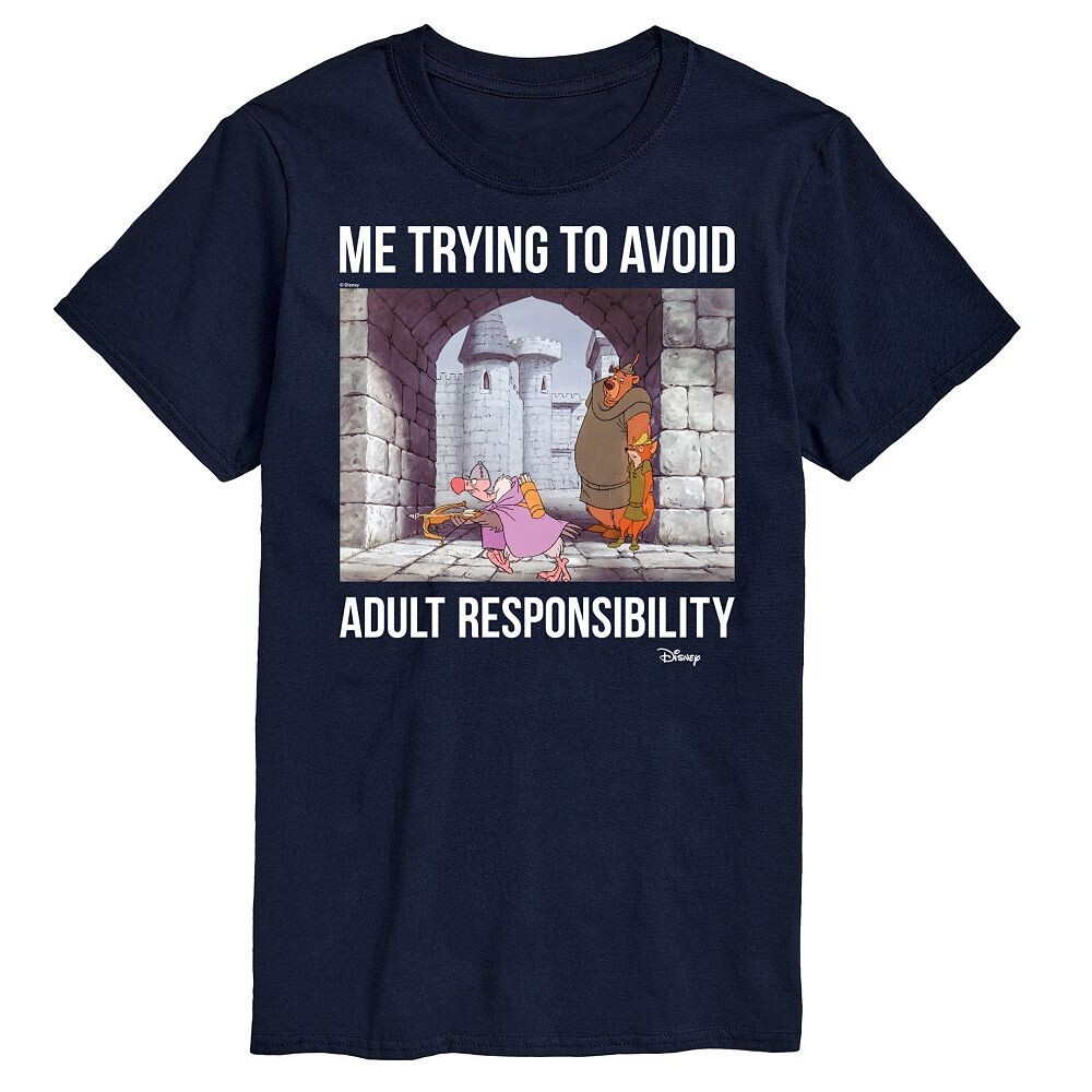 Мужская футболка с рисунком Робин Гуда Disney's, темно-синий
Мужская футболка с рисунком Робин Гуда Disney's, темно-синий