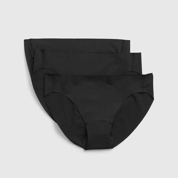 Трусы в упаковке три штуки с лазерной резкой Gap, черный
Трусы в упаковке три штуки с лазерной резкой Gap, черный