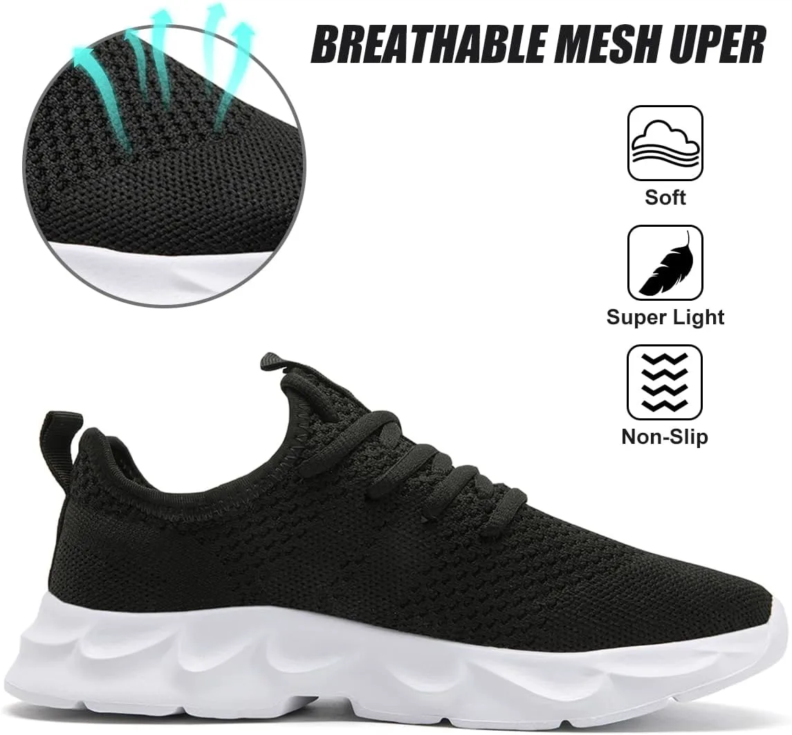 Мужские теннисные кроссовки EGMPDA с легкой посадкой, для бега, ходьбы, повседневной моды, тренировок в зале, спортивные, походные, с нескользящей подошвой, легкие и дышащие, черно-белый
Мужские теннисные кроссовки EGMPDA с легкой посадкой, для бега, ходьбы, повседневной моды, тренировок в зале, спортивные, походные, с нескользящей подошвой, легкие и дышащие, черно-белый