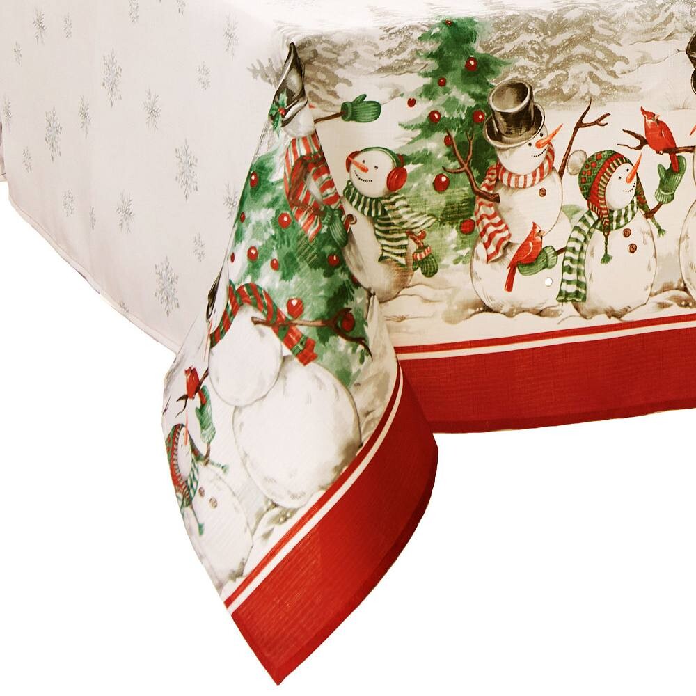 Elrene Home Fashion Снеговик Winterland Holiday Снежинка Прямоугольная скатерть, мультиколор
Elrene Home Fashion Снеговик Winterland Holiday Снежинка Прямоугольная скатерть, мультиколор