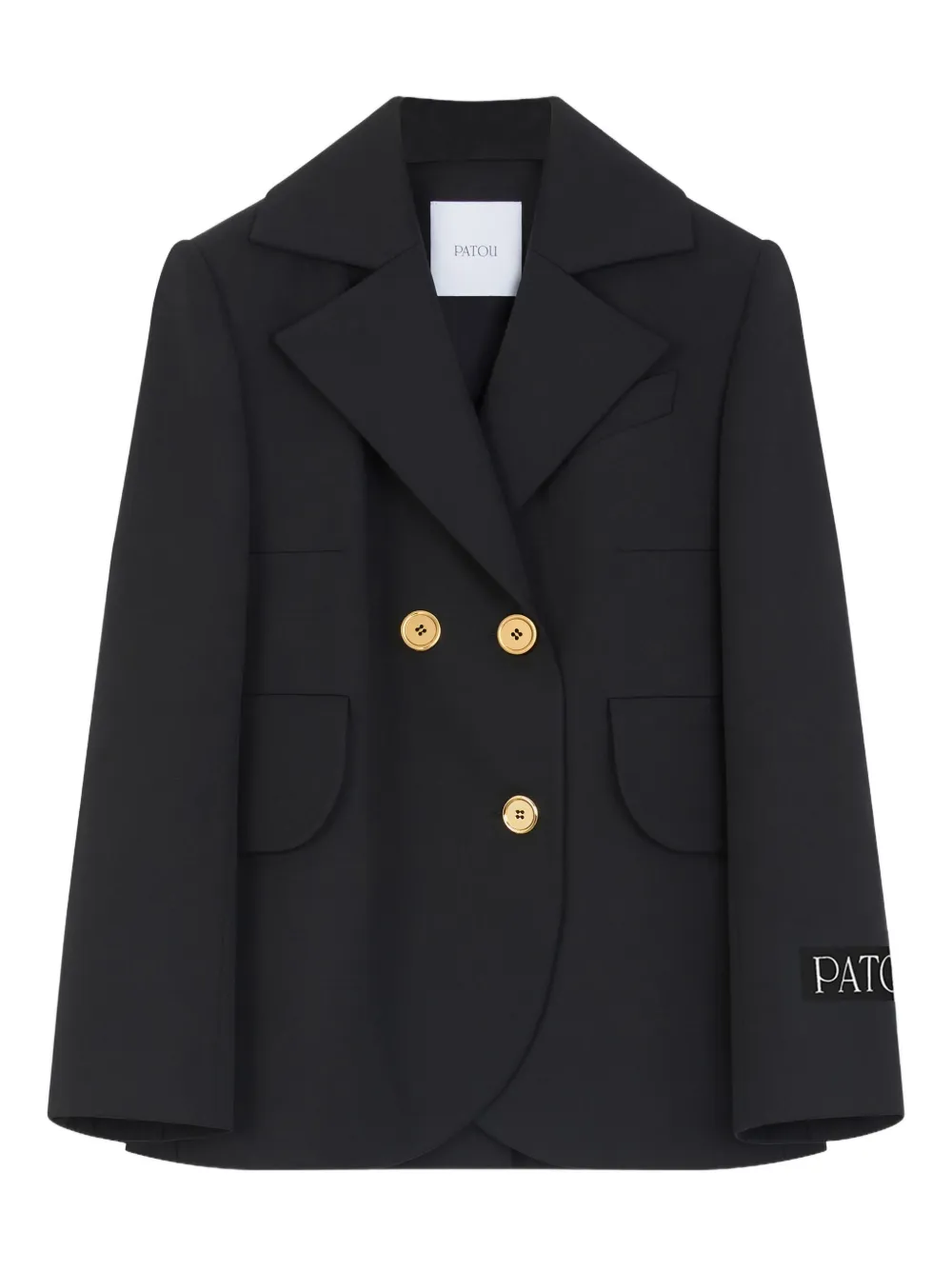 Двубортный жакет Patou, черный
Двубортный жакет Patou, черный
