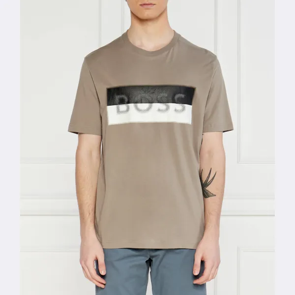 Футболка стандартного кроя Boss, хаки
Футболка стандартного кроя Boss, хаки