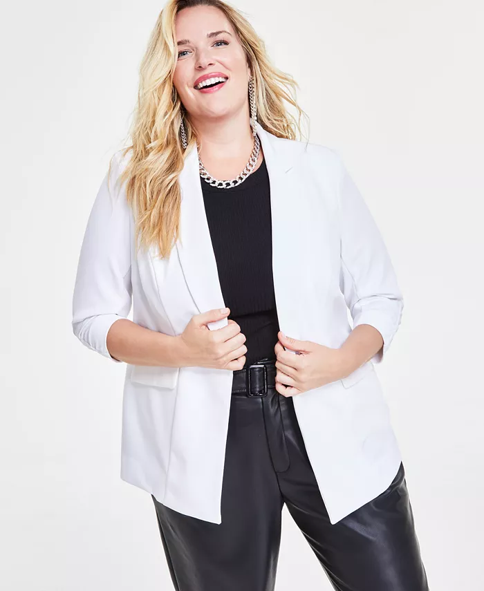 Блейзер с рукавом 3/4 для полных I.N.C. International Concepts, белый
Блейзер с рукавом 3/4 для полных I.N.C. International Concepts, белый