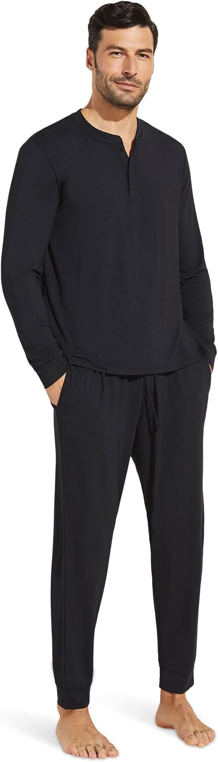 Генри - Длинный пижамный комплект Eberjey, черный
Генри - Длинный пижамный комплект Eberjey, черный