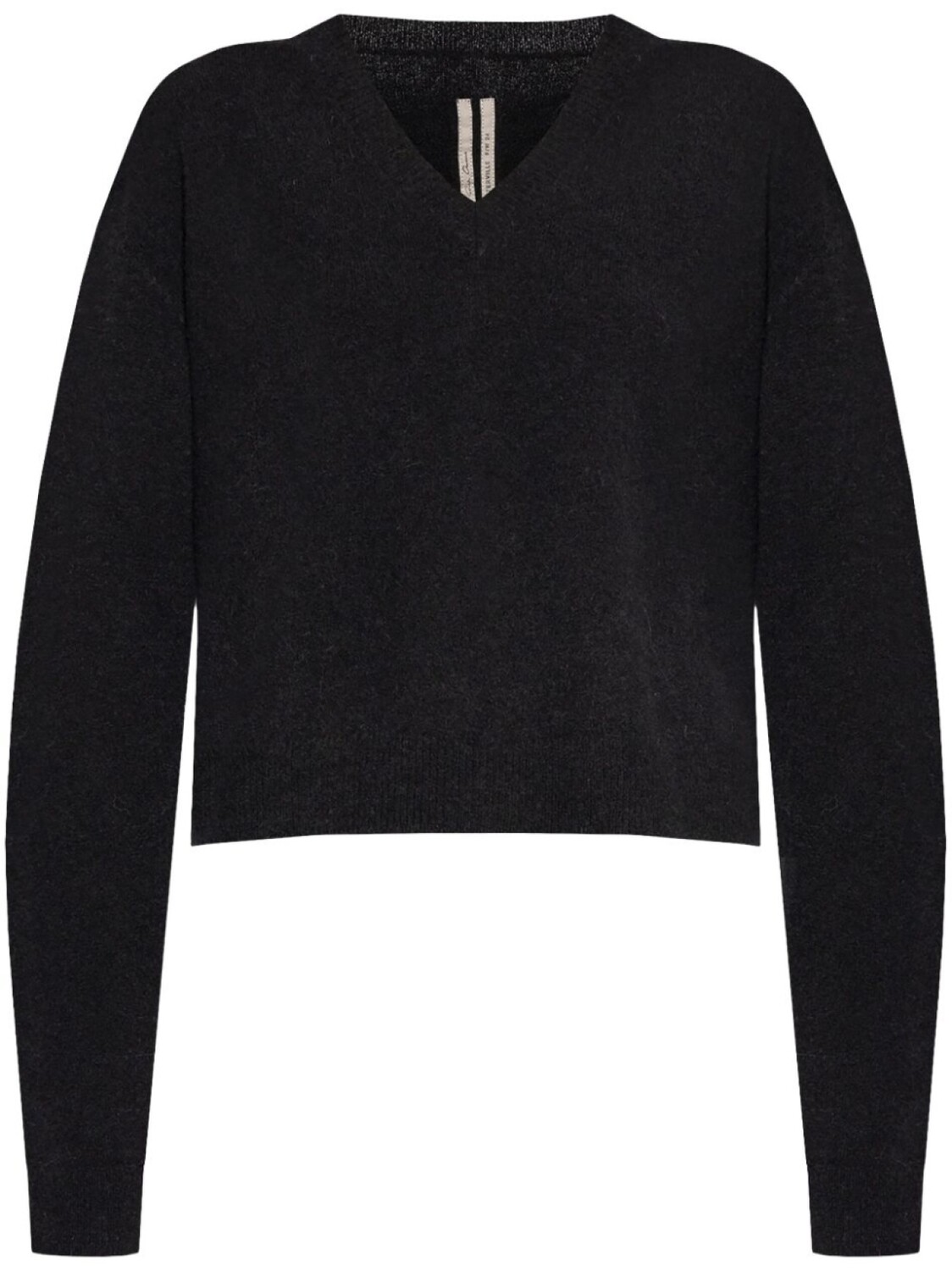 Rick Owens топ с V-образным вырезом в рубчик, черный
Rick Owens топ с V-образным вырезом в рубчик, черный