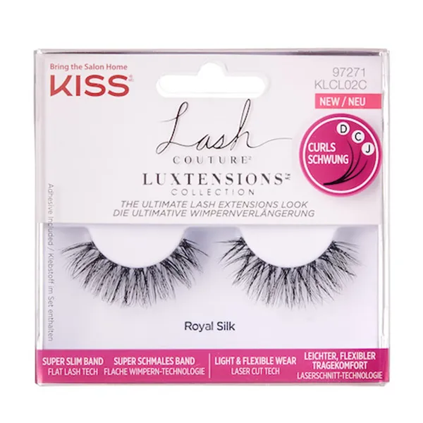 Многоразовые накладные ресницы Lash Couture Luxtensions Kiss, цвет royal silk
Многоразовые накладные ресницы Lash Couture Luxtensions Kiss, цвет royal silk