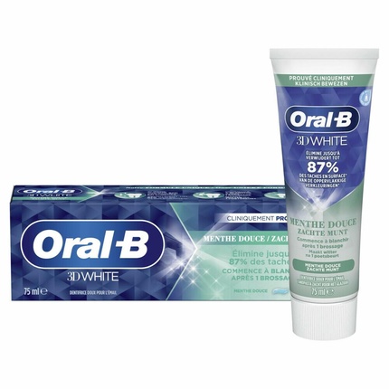 Зубная паста 3D White Soft Mint Oral-B
Зубная паста 3D White Soft Mint Oral-B