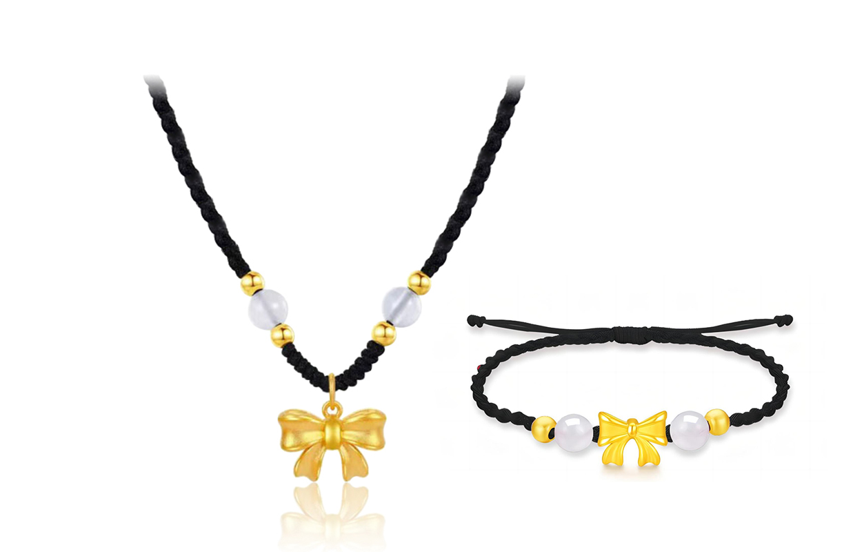 Женское ожерелье GIFU, Fugitive Princess Bow Bracelet + Necklace
Женское ожерелье GIFU, Fugitive Princess Bow Bracelet + Necklace