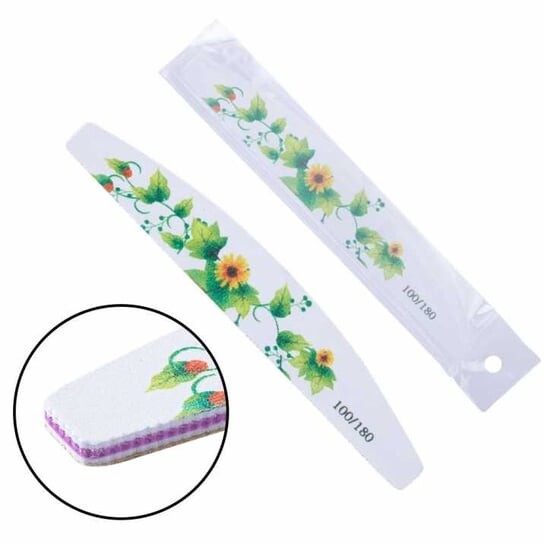 Пилочка для ногтей Safe Package Boat Crescent 100/180 Подсолнухи, Molly Lac 
Пилочка для ногтей Safe Package Boat Crescent 100/180 Подсолнухи, Molly Lac