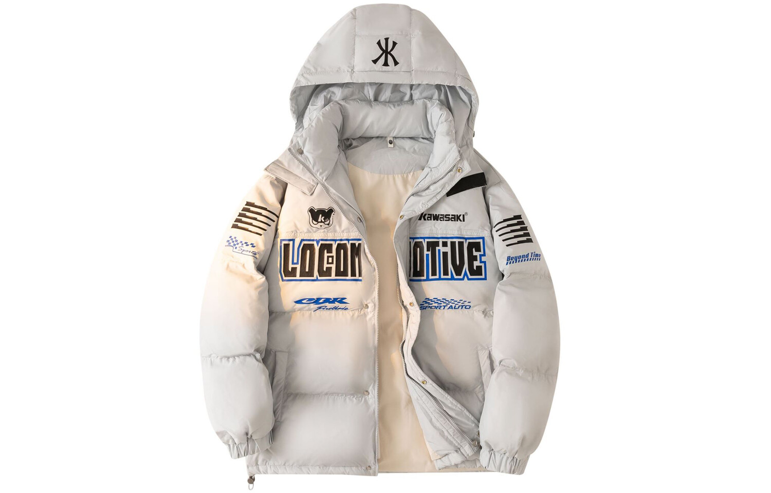 Пуховик унисекс Kawasaki, хаки
Пуховик унисекс Kawasaki, хаки